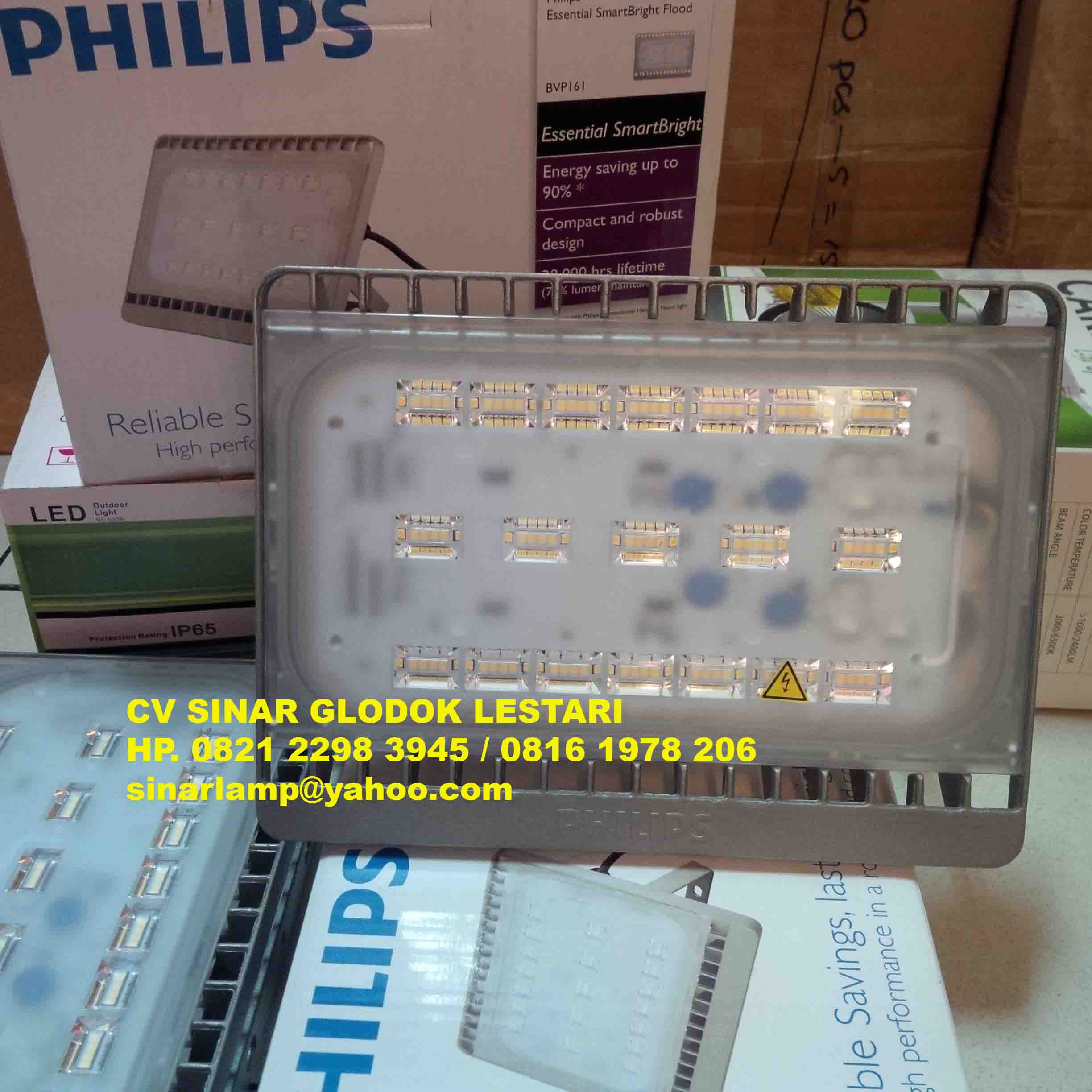 Lampu Sorot Philips BVP161 Essential Smartbright Flood LED 50W